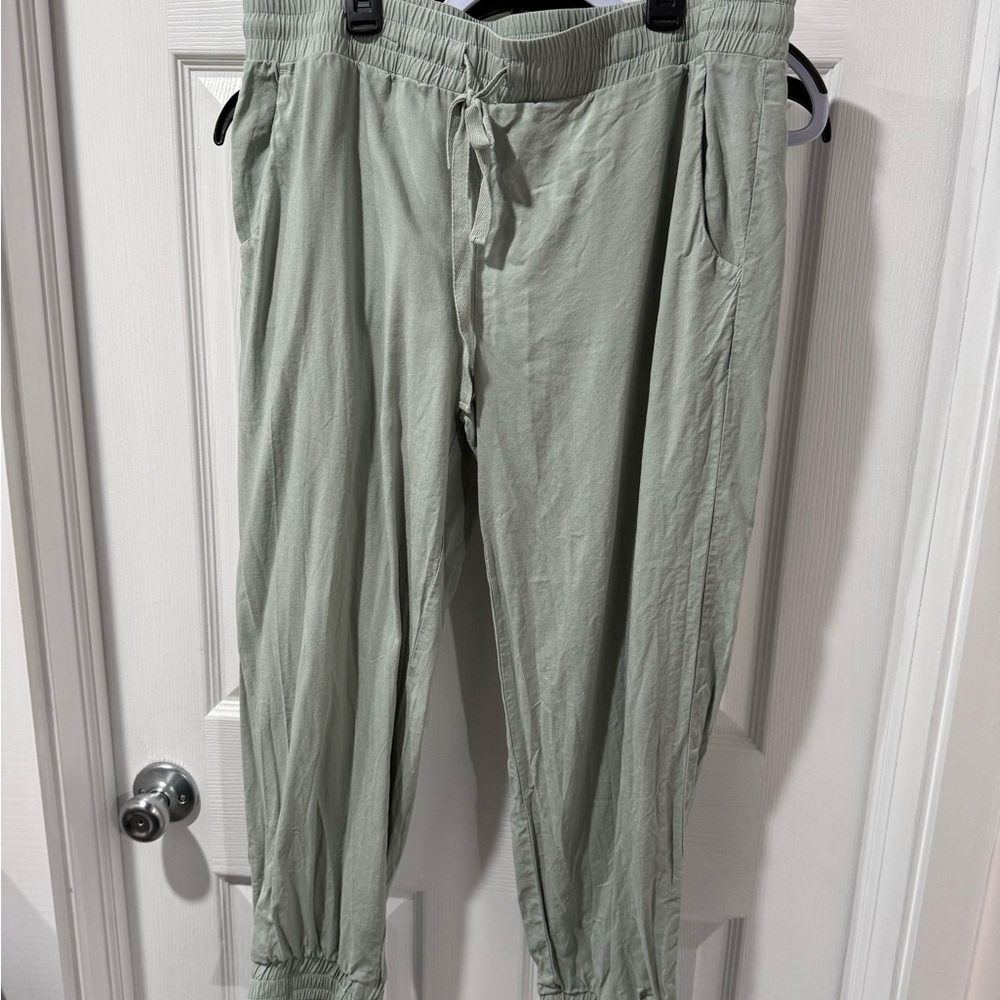 Cloth & Stone Sage Green Joggers